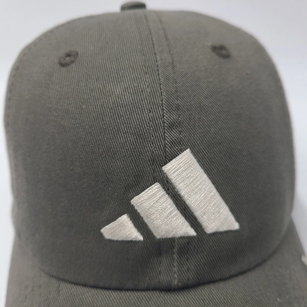Youth Adidas Hat Strapback Green White Embroidered Logo Casual Cotton Sports Boy